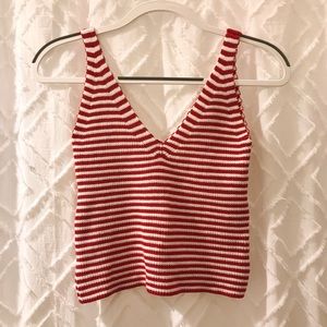 Brandy Melville Striped Danielle Knit Top